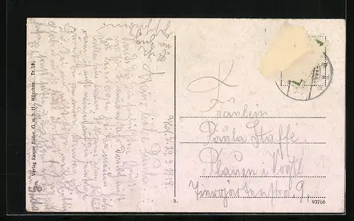 AK Hof i. B., Wörthstrasse mit Passanten