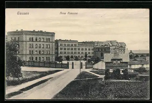 AK Giessen, Blick auf neue Kaserne