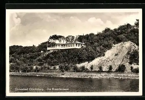 AK Glücksburg, Die Rosenterrasse Inh. C. Rowold