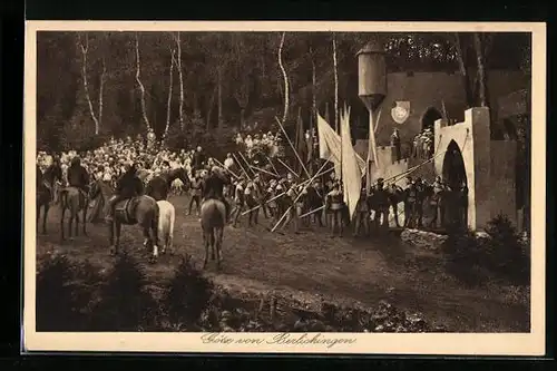 AK Witten, Hohenstein, Landesheimatspiele der Provinz Westfalen, Götz von Berlichingen, Götzens Tod