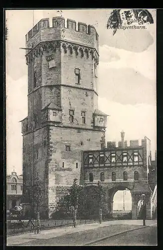 AK Cöln, Blick auf Bayenthurm