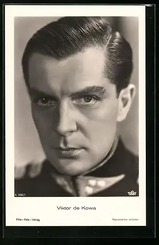 AK Schauspieler Viktor de Kowa in Uniform