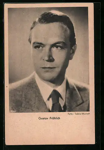 AK Schauspieler Gustav Fröhlich im Anzug