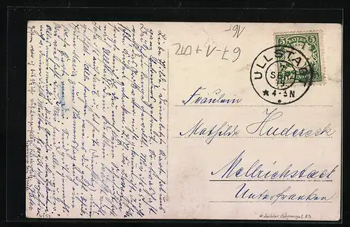 AK Würzburg, Frauen-Missionsverein, Ausstellung 1909