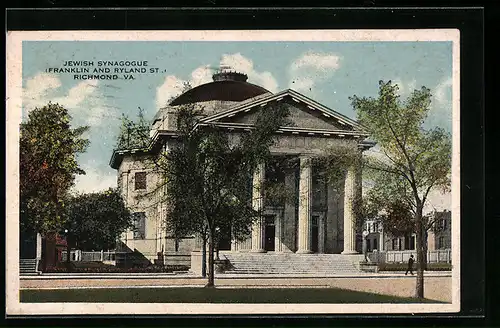 AK Richmond, VA, Jewish Synagogue, Franklin and Ryland St.