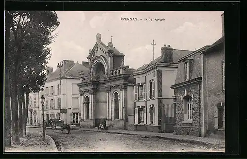 AK Épernay, La Synagogue