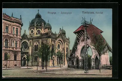AK Timisoara, Fabrica, Sinagoga