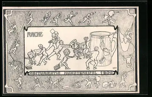 AK Münstereifel, Absolvia, 1909, Rache