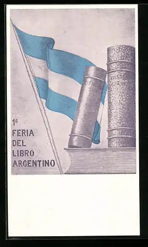 AK Buenos Aires, Feria del Libro Argentino, Ausstellung