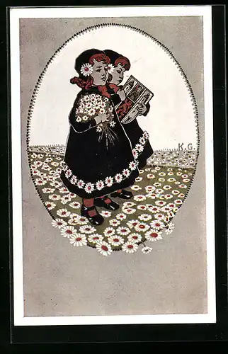 Künstler-AK K.G.: Hof / Saale, Kinderhilfstag 1911