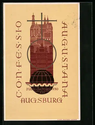 AK Augsburg, Confessio Augustana 1930, 400 Jahrfeier