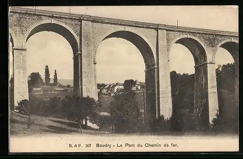 AK Boudry, Le Pont du Chemin de fer