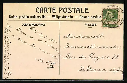 AK Boudry, Le Pont du Chemin de fer