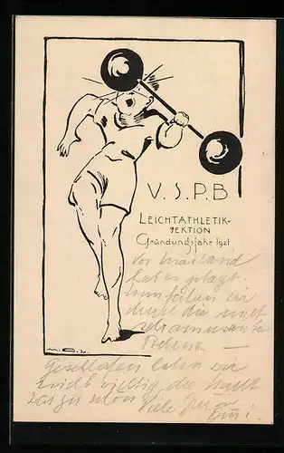 AK V. S. P. B. Leichtathletiksektion, Gründungsjahr 1921