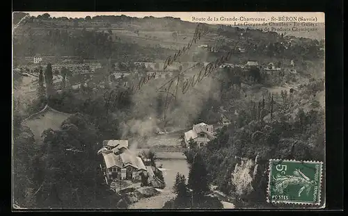 AK St-Béron, Route de la Grande-Chartreuse, Les Gorges de Chailles, Le Guiers, Les Usines de Produits Chimiques