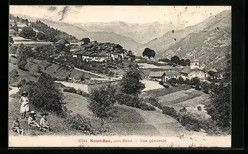 AK Saint-Bou près Bozel, Vue générale