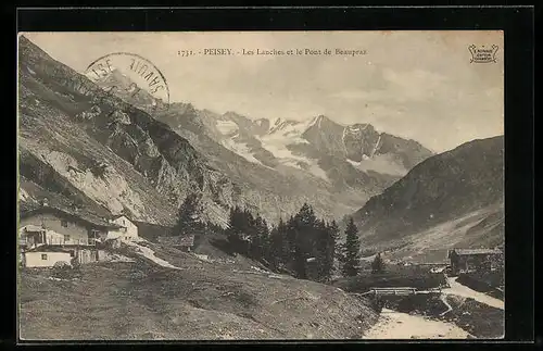 AK Peisey, Les Lanches et le Pont de Beaupraz