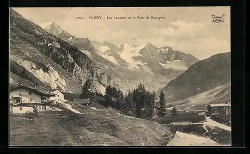 AK Peisey, Les Lanches et le Pont de Beaupraz