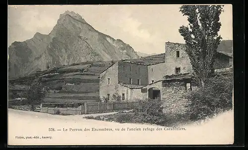 AK Le Perron des Encombres, Panorama vu de l`ancien refuge des Carabiniers