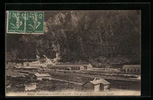 AK Saint-Julien, Vue générale des Usines du Bochet