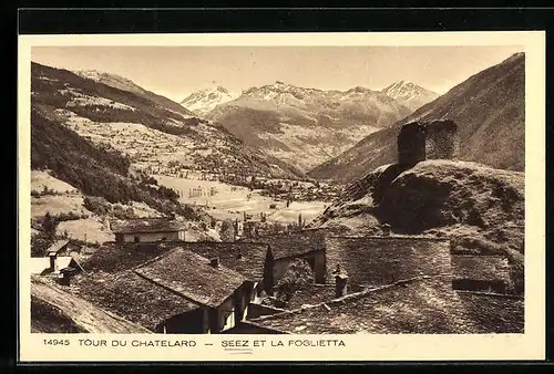 AK Seez, Tour du Chatelard, Panorama et la Foglietta
