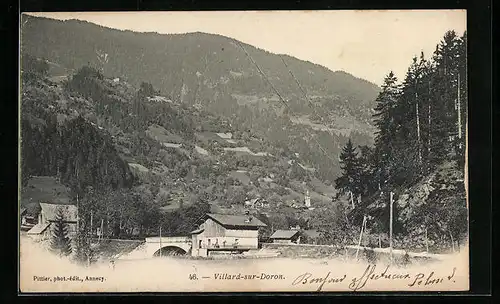AK Villard-sur-Doron, Panorama
