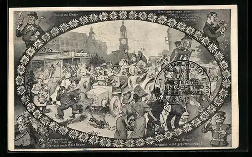 AK Hamburg, Margueritentag am 24. Mai 1911