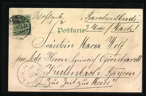 Lithographie Freyburg a. Unstrut, Sektkellerei, Erinnerungs-Turnhalle, Jahnbau und Schloss