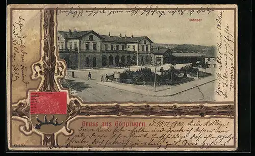 AK Göppingen, Bahnhof, Passepartout