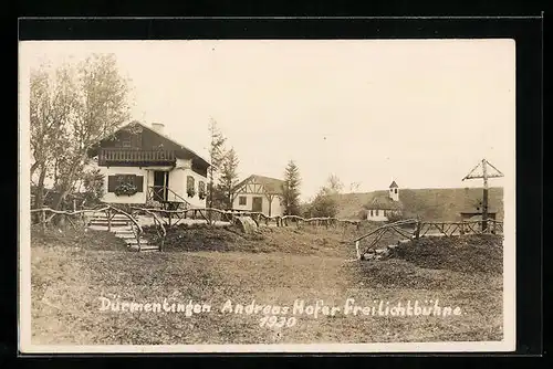 AK Dürmentingen, Andreas Hofer Freilichtbühne 1930