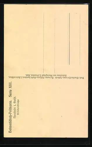 AK Neustadt i. Holst., Partie in der Brückenstrasse