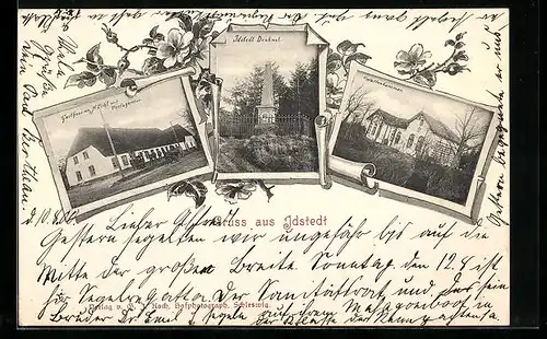 AK Idstedt, Gasthaus H. Licht und Postagentur, Waffenkammer