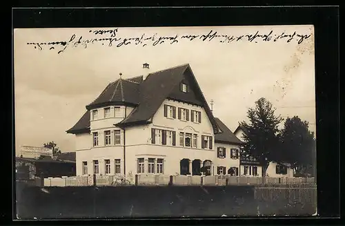 Foto-AK Riedlingen, Dampfsägewerk Georg Thurner