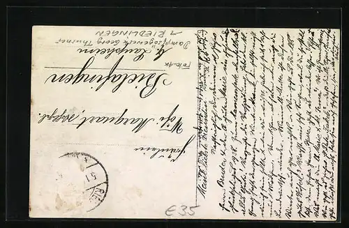 Foto-AK Riedlingen, Dampfsägewerk Georg Thurner