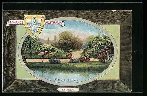 AK Sydney, Botanical Gardens, Coat of Arms