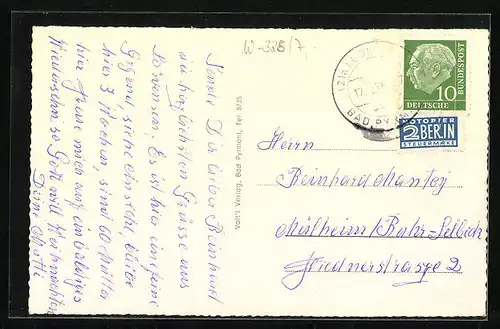 AK Löwensen b. Bad Pyrmont, DRK Mütter-Genesungs- und Kurheim von innen und aussen