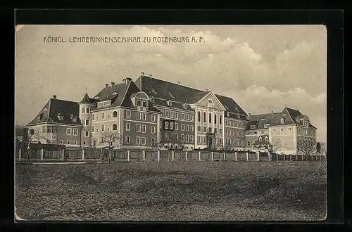 AK Rotenburg a. F., Königliches Lehrerinnenseminar