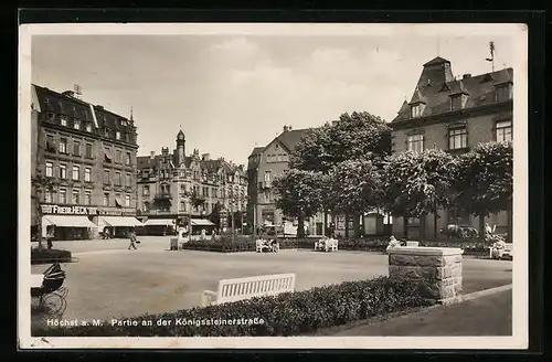 AK Höchst a. M., Partie an der Königssteinerstrasse