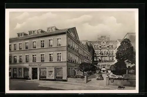 AK Wiesbaden, Kur- u. Badhaus Kölnischer Hof