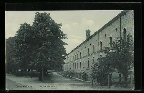 AK Germersheim, Blick auf Garnisonlazarett