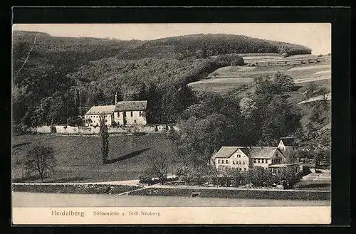 AK Heidelberg, Stiftsmühle und Neuburg