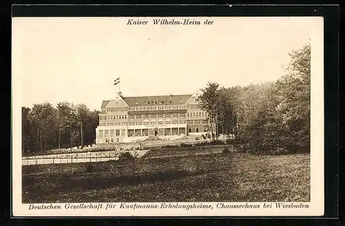 AK Wiesbaden, Kaufmanns-Erholungsheim Kaiser Wilhelm-Heim