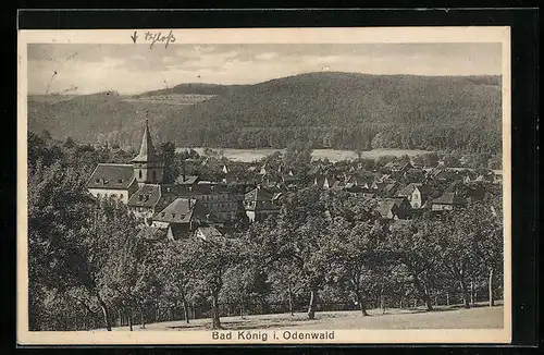 AK Bad König i. Odenwald, Teilansicht