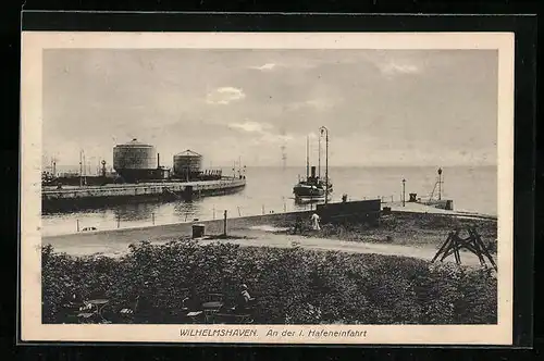 AK Wilhelmshaven, An der I. Hafeneinfahrt