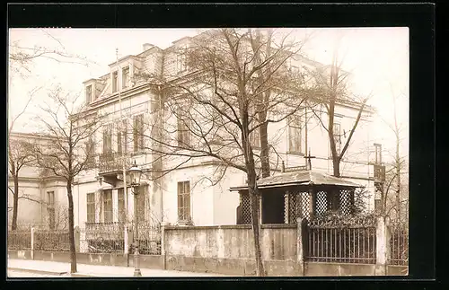 Foto-AK Dresden, Villa Löbauer Strasse 14