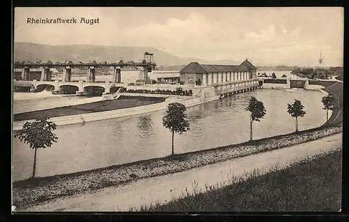 AK Augst, Blick zum Rheinkraftwerk