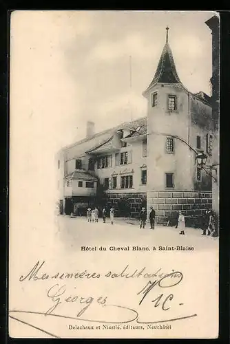 AK Saint-Blaise, Hotel du Cheval Blanc