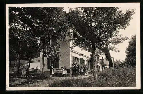 AK Saint-Imier, Mont Soleil, Crèmerie, Mme Vve Cattin-Houriet