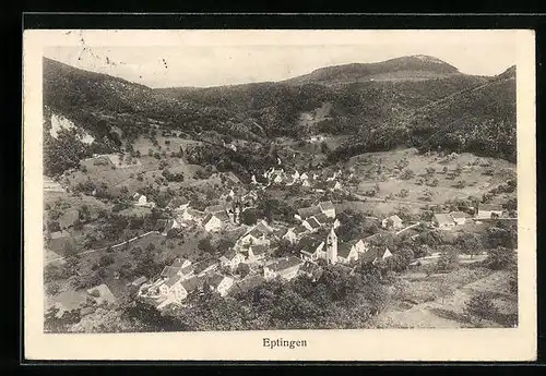 AK Eptingen, Gesamtansicht von oben