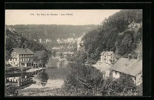 AK Saut du Doubs, Au Saut du Doubs - Les Hotels